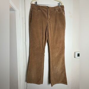 Jones & Co. Women’s Size 16 Dark Tan/Light Brown Corduroy Pants 30” Inseam